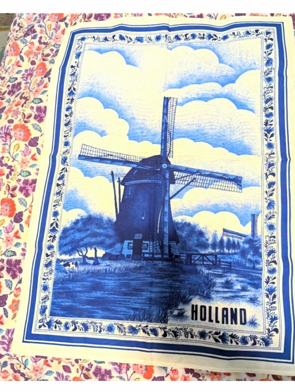 Nwot vintage rare tea towel hand towel from Holland